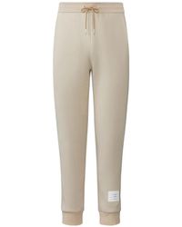 Thom Browne - Solid Loopback Jersey 4-Bar Sweatpants - Lyst