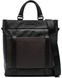 Piquadro - Leather Laptop Bag - Lyst
