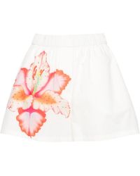Maje - Pantalones cortos Lajy con estampado floral - Lyst