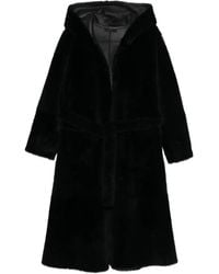 Liska - Abrigo Con Cinturón Y Capucha - Lyst