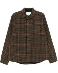 Les Deux - Check-Print Pocket Shirt - Lyst