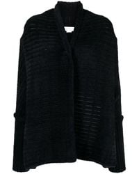 Genny - Cárdigan con ribete de pelo artificial - Lyst