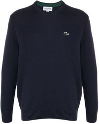 Lacoste - Logo Embroidered Jumper - Lyst
