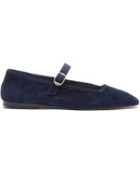 Le Monde Beryl - Wildleder-Ballerinas mit Schnallenriemen - Lyst