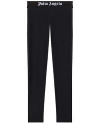 Palm Angels - Logo Waistband Leggings - Lyst