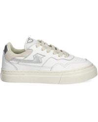 Stepney Workers Club - Leather Lace-Up Sneakers - Lyst