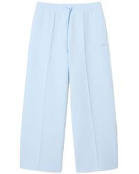 Lacoste - Drawstring-Waist Pintuck-Detail Track Pants - Lyst