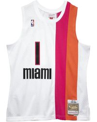 Mitchell & Ness - "Nba Heat 2011 Chris Bosh" Swingman Jersey Top - Lyst