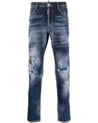 DSquared² - Jeans Skater De Denim De Algodón 16cm - Lyst