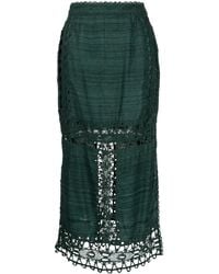 Ulla Johnson - High-Waisted Lace Skirt - Lyst