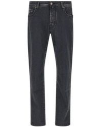 Jacob Cohen - Bard Stonewashed Five-Pocket Jeans - Lyst