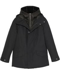 Yves Salomon - Shearling-Parka mit Kapuze - Lyst
