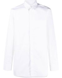 Givenchy - 4g-embroidered Cotton Shirt - Lyst