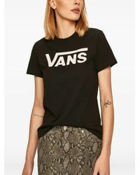 Vans - Logo-Detail T-Shirt - Lyst