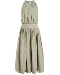 Proenza Schouler - Abito Midi Con Scollo All'Americana - Lyst