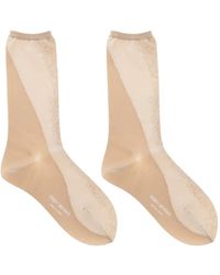 Issey Miyake - Hands Of Lover Abstract-Pattern Socks - Lyst