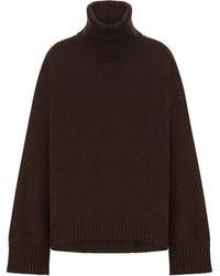 Alberta Ferretti - Jersey con cuello vuelto - Lyst