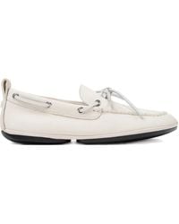 Camper - Right Nina Leather Lace-Up Loafers - Lyst