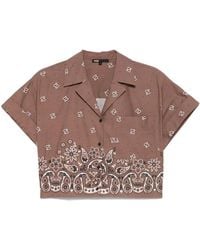 Maje - Hemd mit Bandana-Print - Lyst