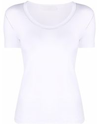 Fabiana Filippi - Scoop-neck Cotton T-shirt - Lyst