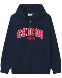 Chocoolate - Logo-Patch Zip-Fastening Sweatshirt - Lyst