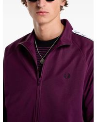 Fred Perry - Logo-Tape Bomber Jacket - Lyst