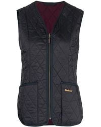 Barbour - Quilted V-Neck Gilet - Lyst