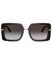 Dolce & Gabbana - Logo-engraved Sunglasses - Lyst
