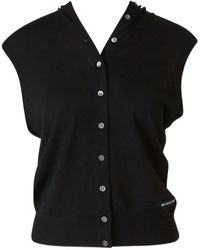 Alexander Wang - Scoop-Neck Sleeveless Knitted Top - Lyst