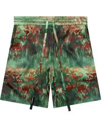 NAHMIAS - Tie Dye-Print Silk-Blend Shorts - Lyst