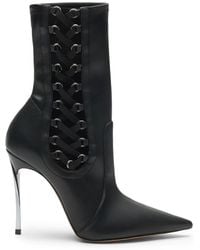 Casadei - Superblade Tempest Lace-Up Ankle Boots - Lyst