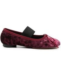 MM6 by Maison Margiela - Elasticated-Strap Ballet Flats - Lyst