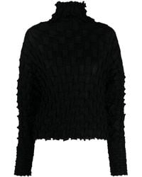 Issey Miyake - Sheel-knit Wool-blend Jumper - Lyst
