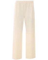RUE DU BAC - Elasticated Straight-Leg Trousers - Lyst