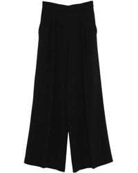 Twinset - Pleated Wide-Leg Trousers - Lyst