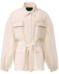 Fabiana Filippi - Belted Zip Shirt Jacket - Lyst