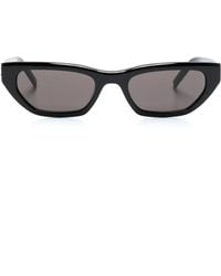 Saint Laurent - Lunettes De Soleil À Monture Papillon - Lyst