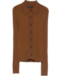 Roberto Collina - Cardigan Con Colletto Stile Polo - Lyst