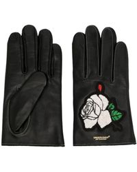 Undercover - Logo-print Patch-detail Gloves - Lyst