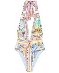 CAMILLA - Badeanzug Mit Print - Lyst
