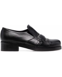 STEFAN COOKE Slip-on Leather Loafers - Black