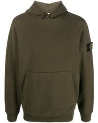 Stone Island - Logo-patch Hoodie - Lyst