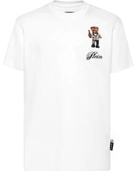 Philipp Plein - Teddy Bear-Embellished T-Shirt - Lyst