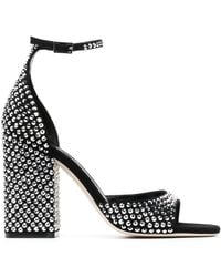 Paris Texas - Holly Fiona 100Mm Suede Sandals - Lyst