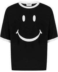 Moschino - Smiley Intarsia T-Shirt - Lyst