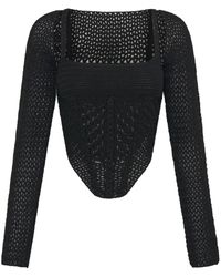 Dion Lee - Corset-style Crochet Top - Lyst