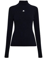 Courreges - Pull À Patch Logo - Lyst