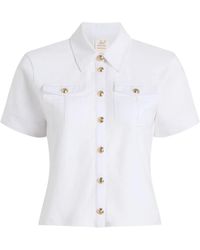Cinq À Sept - Button-Fastening Pocket Top - Lyst