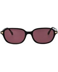 Versace - Sonnenbrille Mit Ovalem Gestell - Lyst