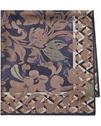 Maliparmi - Floral-Print Silk Scarf - Lyst